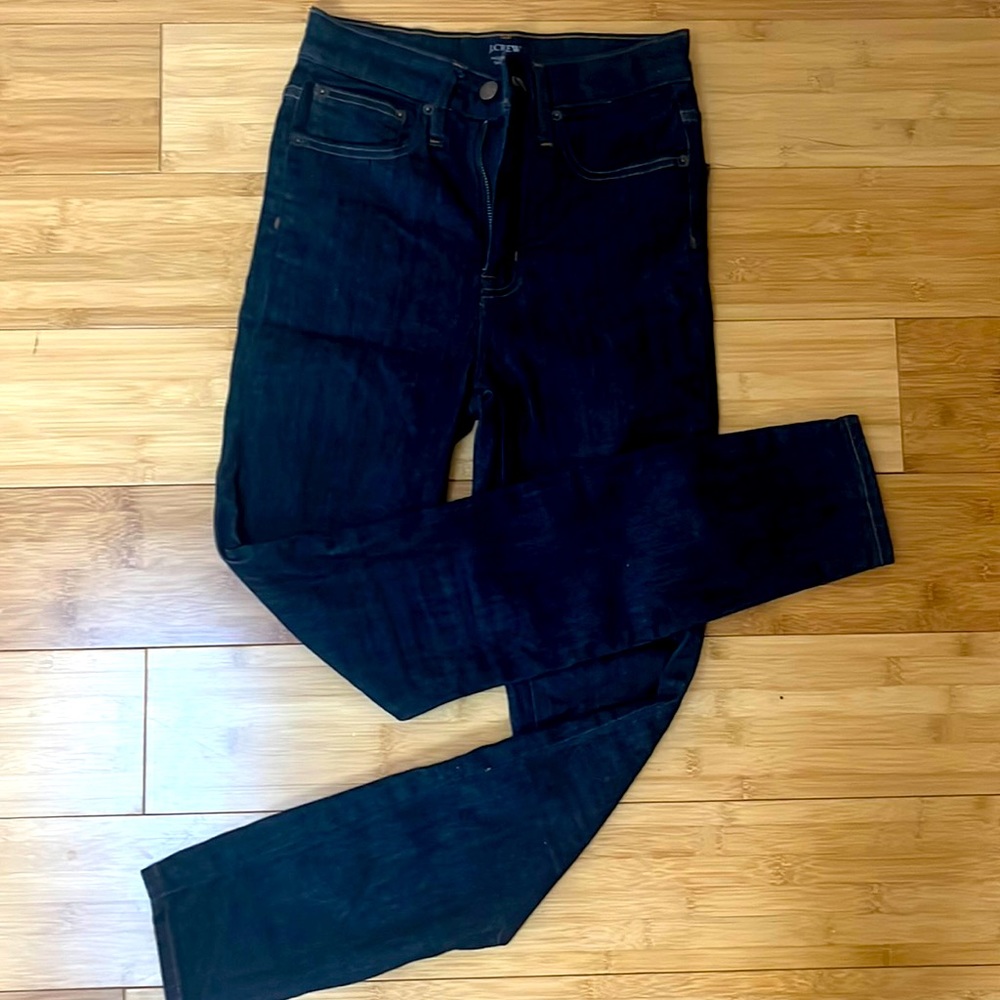 JCrew high rise dark blue jeans in size 24